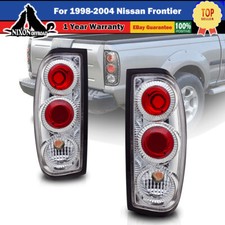 Clean Lens Rear Lamps Tail Lights For 1998-2004 Nissan Frontier Replace Lamp Set