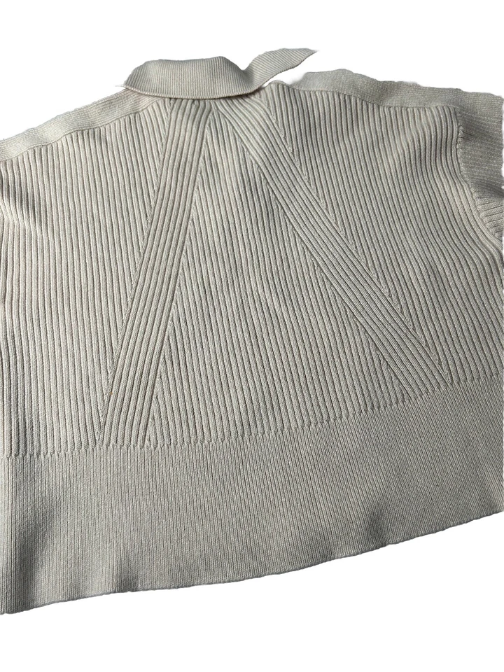 Suéter Polo de Algodón/Cachemira Manga Corta Rag & Bone Eliana Talla Pequeña Nuevo con Etiquetas $275 Foto 3 de 4