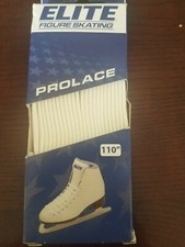 NEW ELITE FIGURE SKATING PRO LACES, WHITE, SIZE 110" / 280 CM RM-6