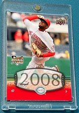 2008 UPPER DECK TIMELINE - SILVER STAMP - JOHNNY CUETO (RC) #236 (SP) = MINT!