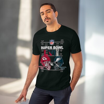 2023 Super bowl LVII T-Shirt (Chiefs vs Eagles) w/Rihanna hand
