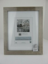 Timeless Frames 8x10 Grey/Taupe Tabletop Picture Frame Matted to fit 5x7 144 