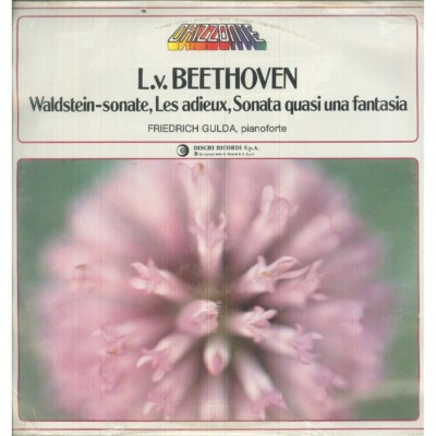 Beethoven, Gulda LP Vinile Sonata Quasi Una Fantasia / Ricordi   OCL16036 Sigill