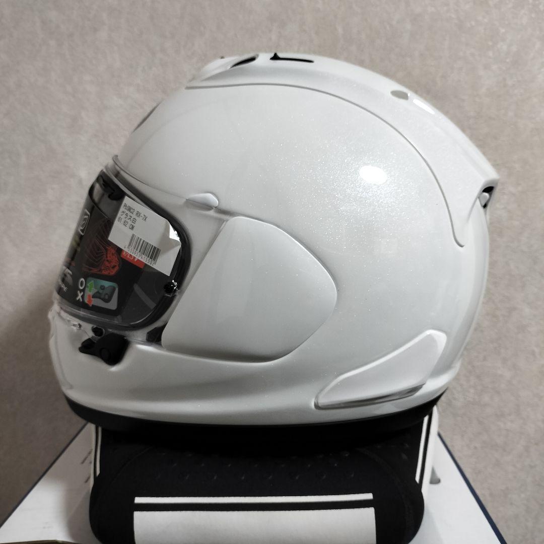 新品未使用ARAI RX-7X FIMRACING WHITE size XL New Arai RX-7X Glass White Size L Motorcycle Racing Flagship
