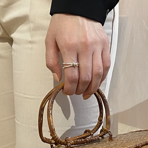 New Korean Style Unique Unisex 925 Sterling Silver Knot Ribbon Bold Open ring - Picture 15 of 31