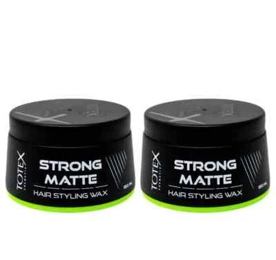 TOTEX Hair Styling Wax | Strong Matte Hold | Natural Look 150ml (Pack Of 2)