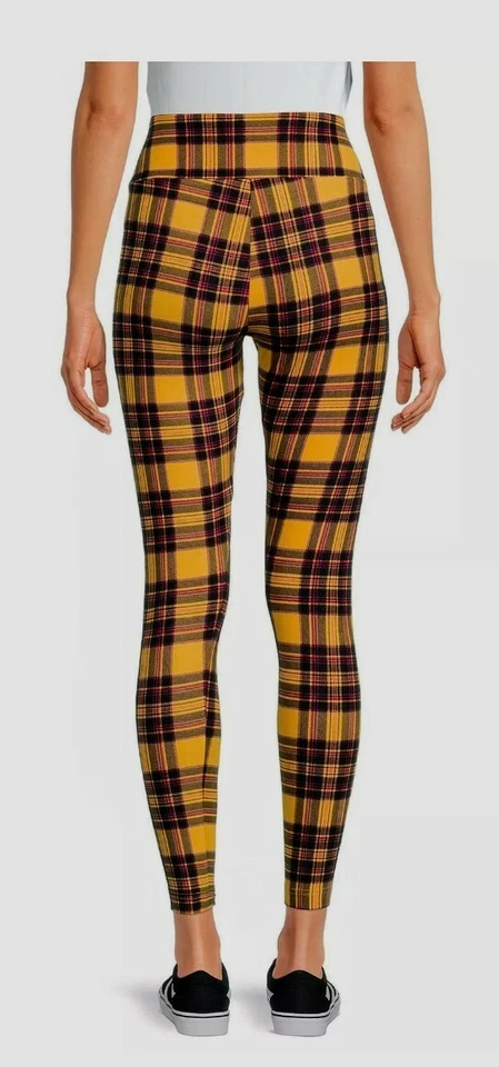 Leggings de gamuza para niños No Boundaries amarillo a cuadros 3XL (21) NUEVOS CON ETIQUETAS Foto 2 de 4