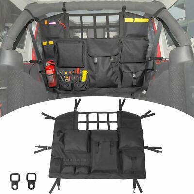 CheroCar Trunk Storage Pockets Backseat Tool Organizer Bag for Jeep JK 2007-2018