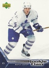 #49 Carlo Colaiacovo - Toronto Maple Leafs - 2005-06 Upper Deck Rookie Class Box