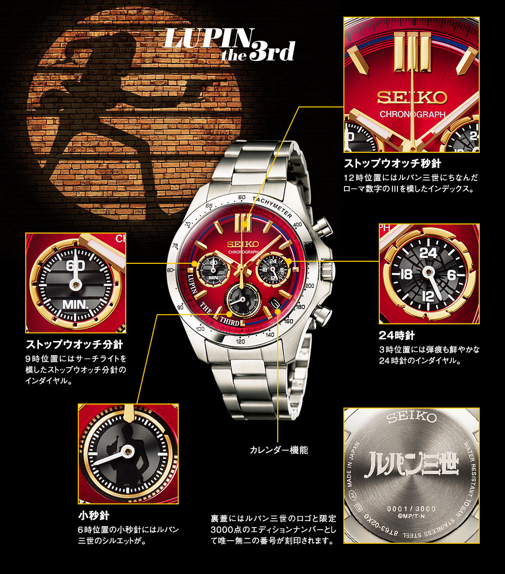 Lupin the Third x Seiko Official Watch from Japan | eBay