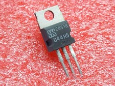 Lot x2: D44H5 , 50W silicon NPN power transistor (complementary PNP D45H5) (5P2)
