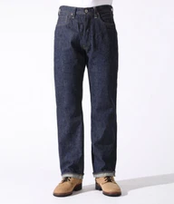 BUZZ RICKSON'S BR43041 WORLD WAR II WAIST OVERALLS PANTS JEANS ONE WASH Japan