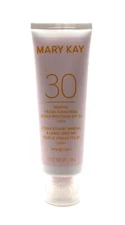 MARY KAY MINERAL FACIAL SUNSCREEN BROAD SPECTRUM SPF 30/MOISTURIZER~183253~NIB!!