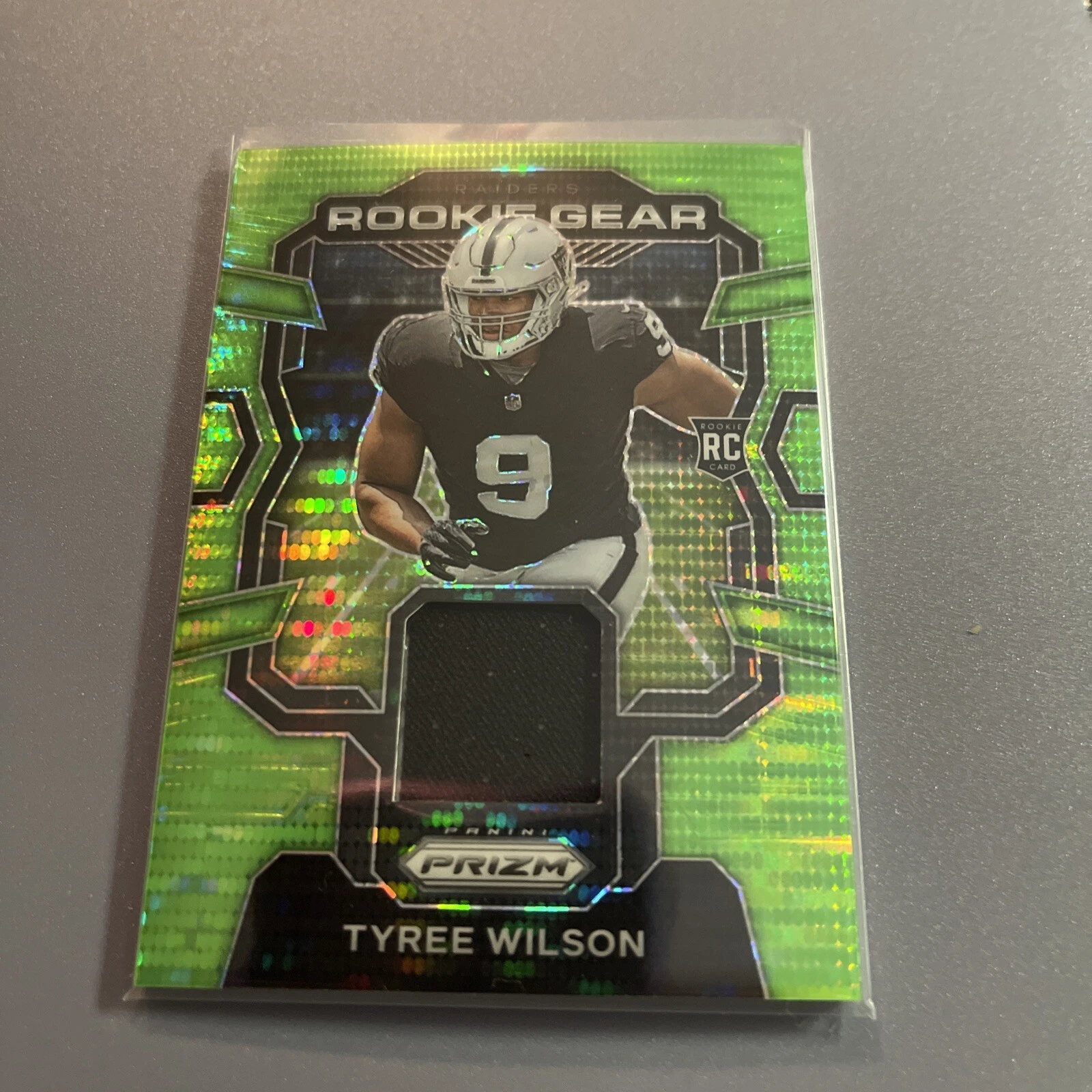 2023 Panini Prizm - Rookie Gear  Green Pulsar Prizm #RG-TW Tyree Wilson