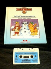 TEDDY RUXPIN BOOK/TAPE TEDDY'S WINTER ADVENTURE WORKS WORLDS OF WONDER