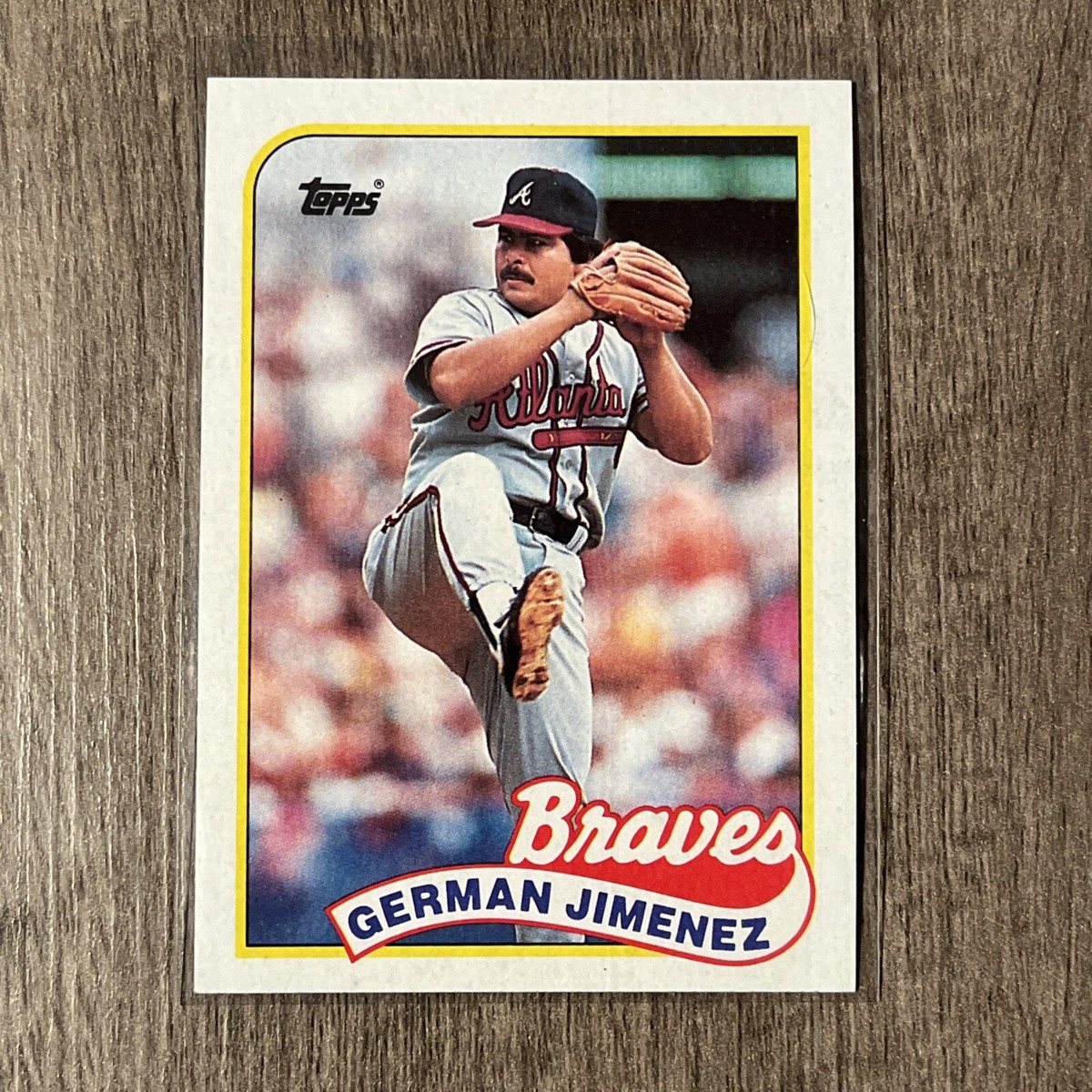 キムナムジュン トレカ 1989 Topps German Jimenez Rookie Atlanta Braves #569 | eBay