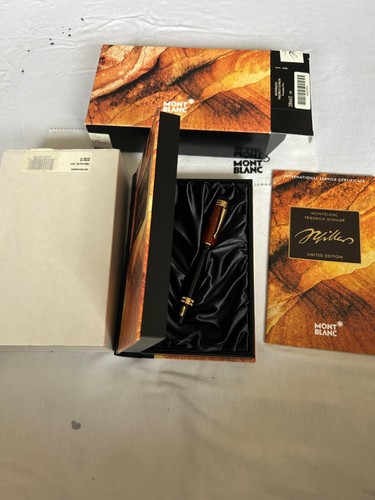 Montblanc Friedrich Schiller Writers LE, Fountain Pen, M Nib-New - 第 1/12 張圖片