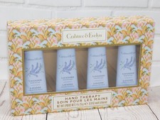 4-Pack CRABTREE EVELYN Lavender Hand Therapy Hand Cream .9oz x4 NEW CZ96