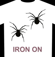 Paquete de 2 vinilos de transferencia de calor Spider IronOn