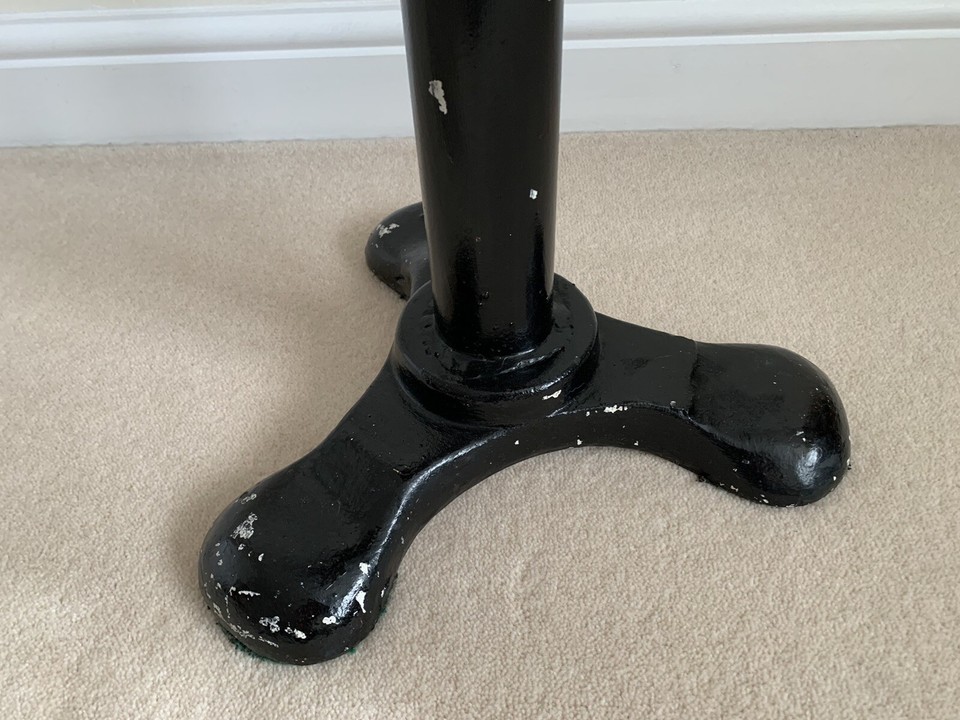 Vintage Industrial Singer Style Cast Iron Base Stool eBay