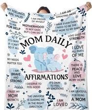 Mom Blanket 50  x60    Gift for Mother, New Mom, Mother-in-Law from Son or Daught
