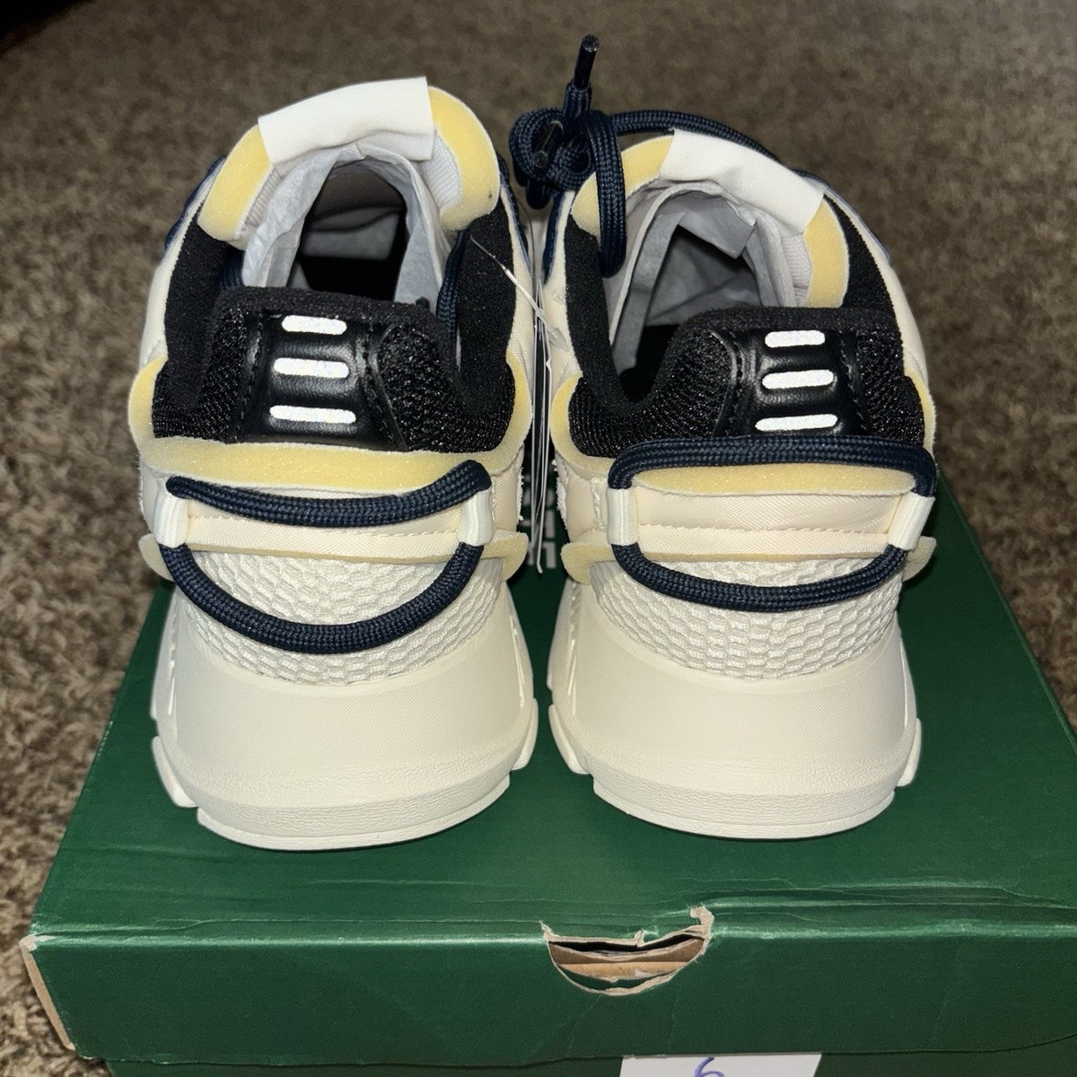 Lacoste Men’s L003 Neo Beige Lace-Up Sneakers Size 10.5 New With Box Black Shoe Lacoste Men main image 3