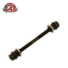ALTA Replacement Front Hub Axle 5/16" x 140mm Black Bicycle Wheel Axle 26T.