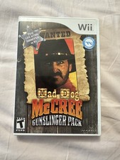 Mad Dog McCree: Gunslinger Pack (Nintendo Wii, 2009) Complete RARE