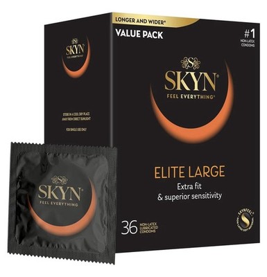 SKYN Elite Large Condoms   36 Count   Ultra-Thin, 36 (Pack of 1) - Exp 09/2028