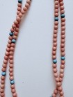 Vintage Jay King DTR Coral Double Strand  16" Necklace with Sterling Clasp — photo 8