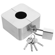 Stainless Steel Water Valve Lock Keyed Faucet Garden Hose Spigot