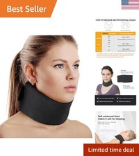 Soft Foam Neck Brace Universal Cervical Collar, Adjustable Neck Support Brace...
