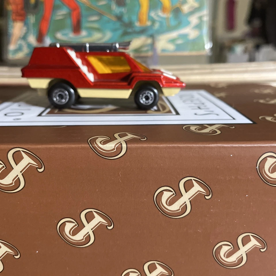 Винтажный 1975 Matchbox Superfast No. 68 Cosmobile красный металлик Англии "очень изящный" - Изображение 4 из 4