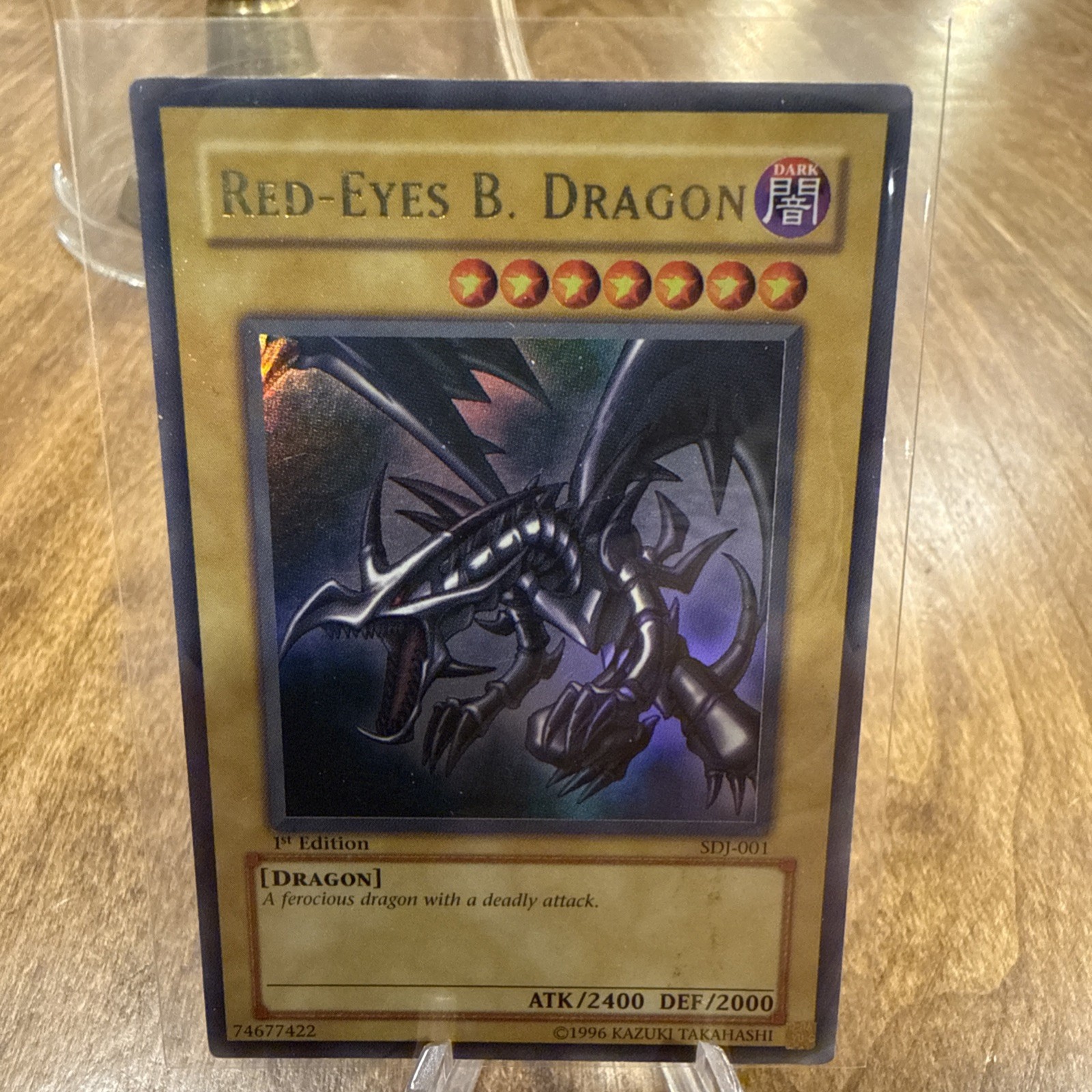 Yu-Gi-Oh! TCG Konami Red-Eyes B. Dragon SDJ-001 Starter Deck Joey 1st Edition U…