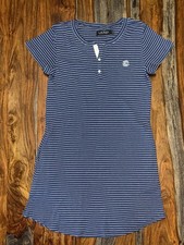 Lauren Ralph Lauren Nightshirt Nightgown Pajama Dress Cotton Striped Women  s S