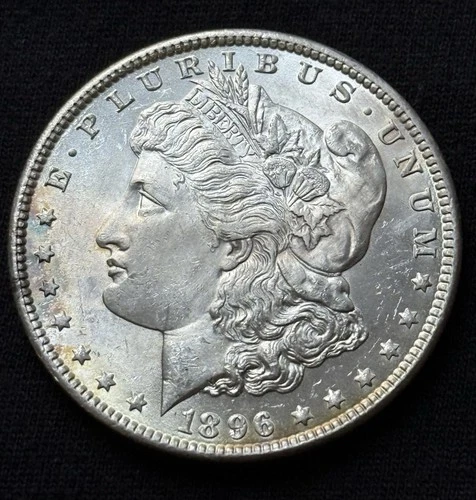 * 1896-P * CHOICE to GEM BU MS MORGAN SILVER DOLLAR * FROM ORIGINAL BANK ROLL*