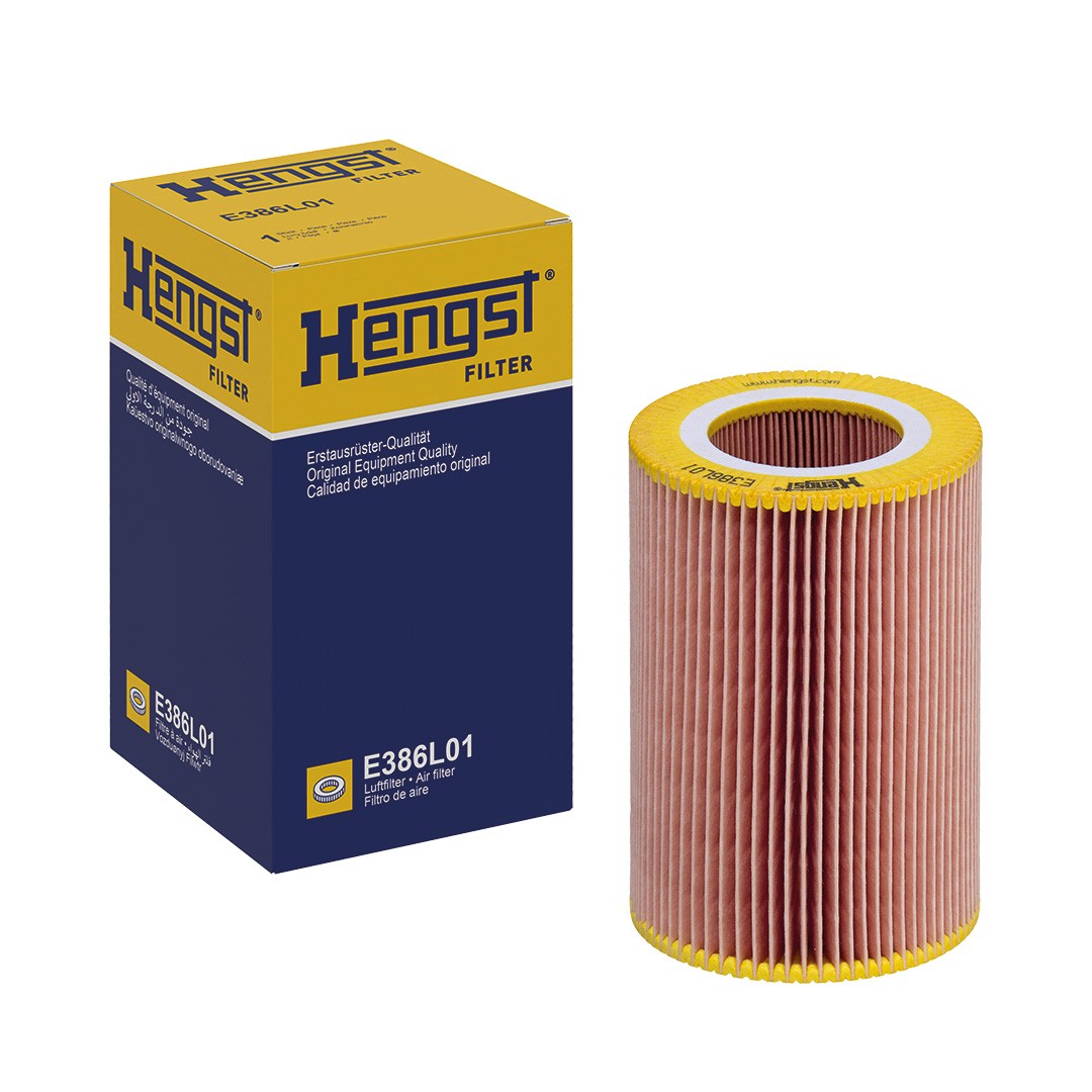 HENGST E386L01 Filtro Aria Smart Cabrio 450 City-Coupe Fortwo 0.8 CDI 99- - Immagine 3