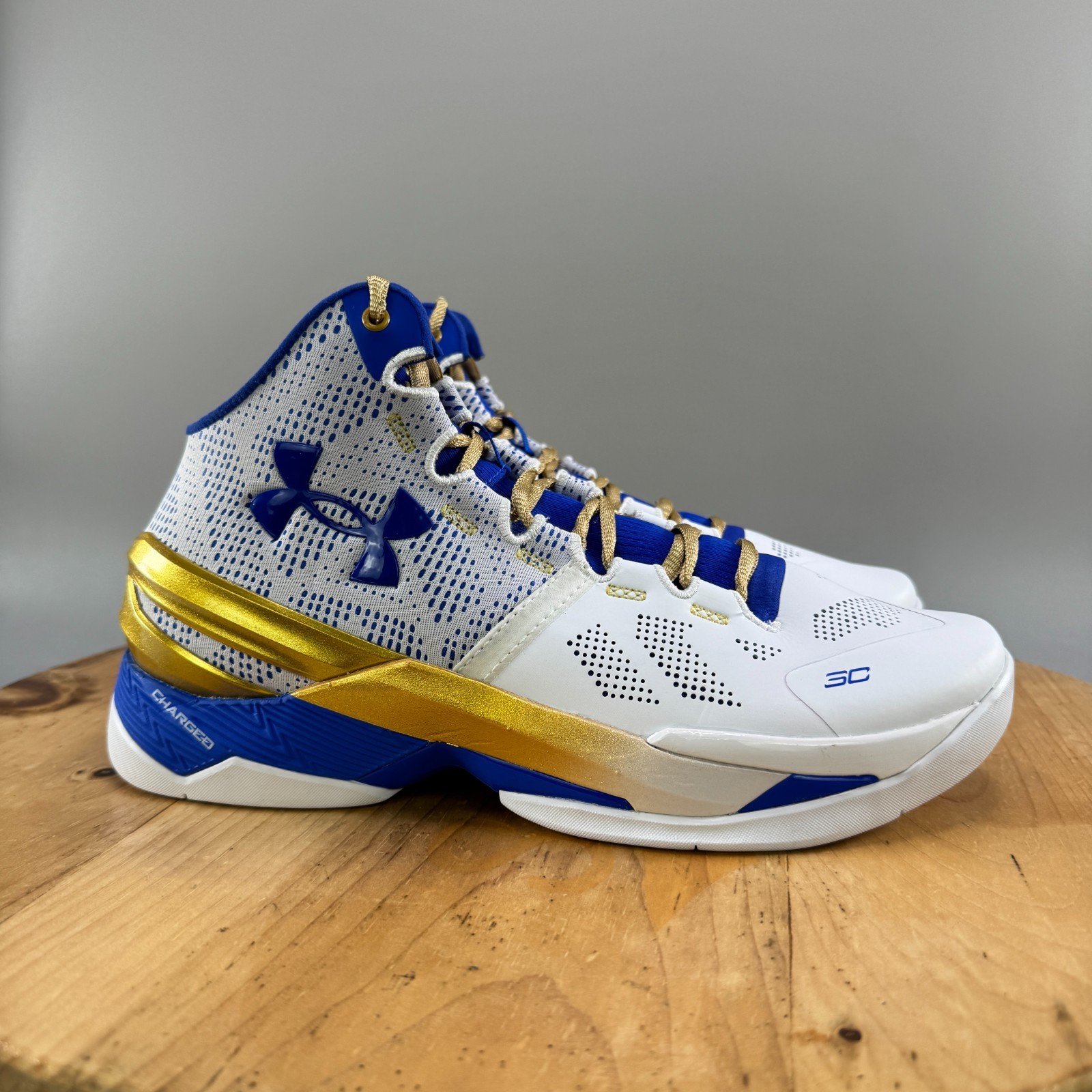 Under Armour Curry 2 'Gold Rings' Mens Size 9 High Basketbal