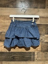 Gap Kids M 8 Denim Ruffle Skirt