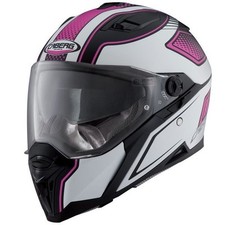 Casco moto donna Caberg Stunt Blade nero opaco rosa - Medium