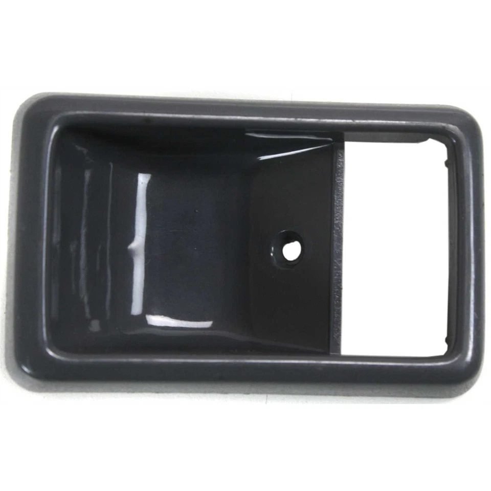 Juego de molduras de manija de puerta para camioneta Toyota 1984-1989 gris interior delantero 2 piezas Foto 2 de 4