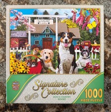MasterPieces  Signature Collection   1000 Piece Puzzle - Dog  s Country Resort