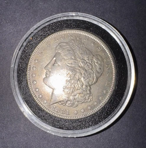1881 morgan silver dollar bu