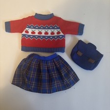 Madeline Eden Clothing for 15 Plush Doll SCHOOL OUTFIT Vintage 1998 Retired