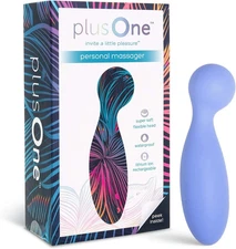 Plusone Personal Massager for Muscle Relaxation 10 Vibration Settings Waterproof