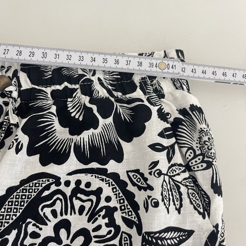 Rachel Zoe Size 1X Womens Pants Linen Mix Floral Pockets Boho Summer New - Picture 8 of 11