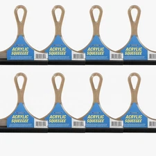 Ettore Acrylic Handle Squeegee Streak-Free Window & Glass Cleaner (8 Pack)