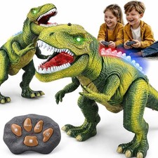 RC Walking T-Rex Dinosaur Toy, Lights and Roar, Kids 3-8 Birthday and Christma