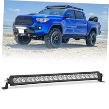 LED Light Bar, Single Row Light Bar 126W Spot Flood Combo Off Road 20 Inch