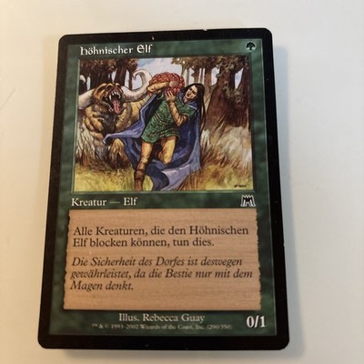 Höhnischer Elf Legionen Magic Karte MTG Deutsch